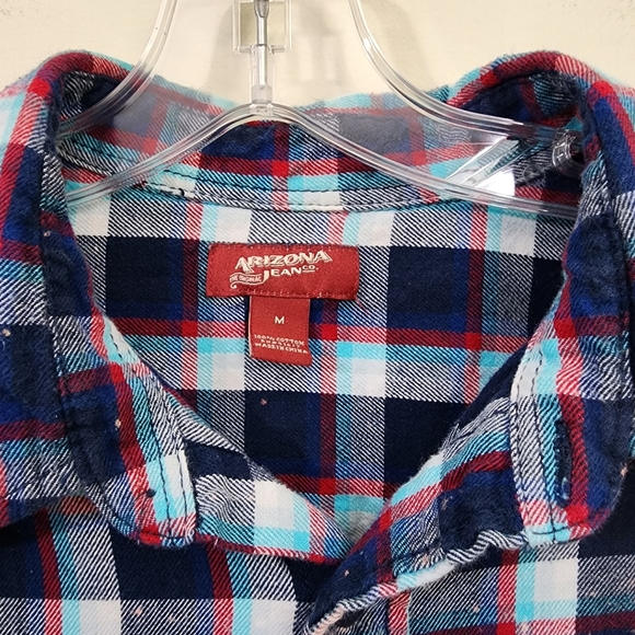 Upcycled bleach dyed Harley-Davidson back flannel shirt men's size medium - Picture 2 of 10